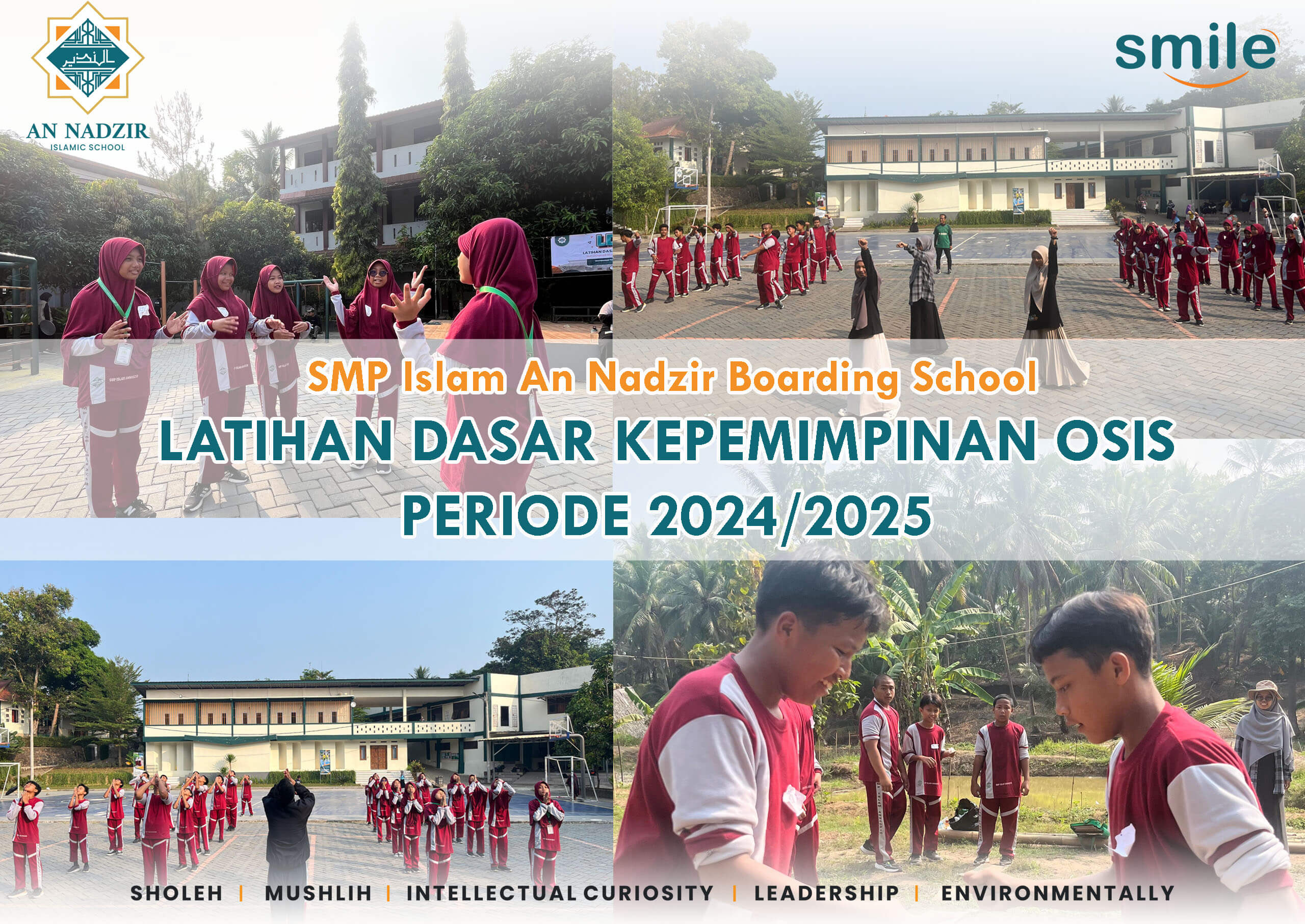 Kegiatan Ldko (Latihan Dasar Kepemimpinan Osis) Periode 2024/2025 Smpi An Nadzir Boarding School